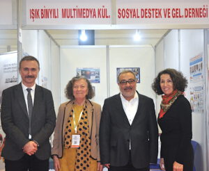 Dr. Gökçer Okumuş, IBB; Bircan Ünver, Isikbinyili.Org; Hakan Nişancı, IBB; Asuman Tacal, Isikbinyili.Org; 41. TÜYAP Kitap Fuarı, Salon #6, Stand #633 #KentselDönüşüm #isikbinyili